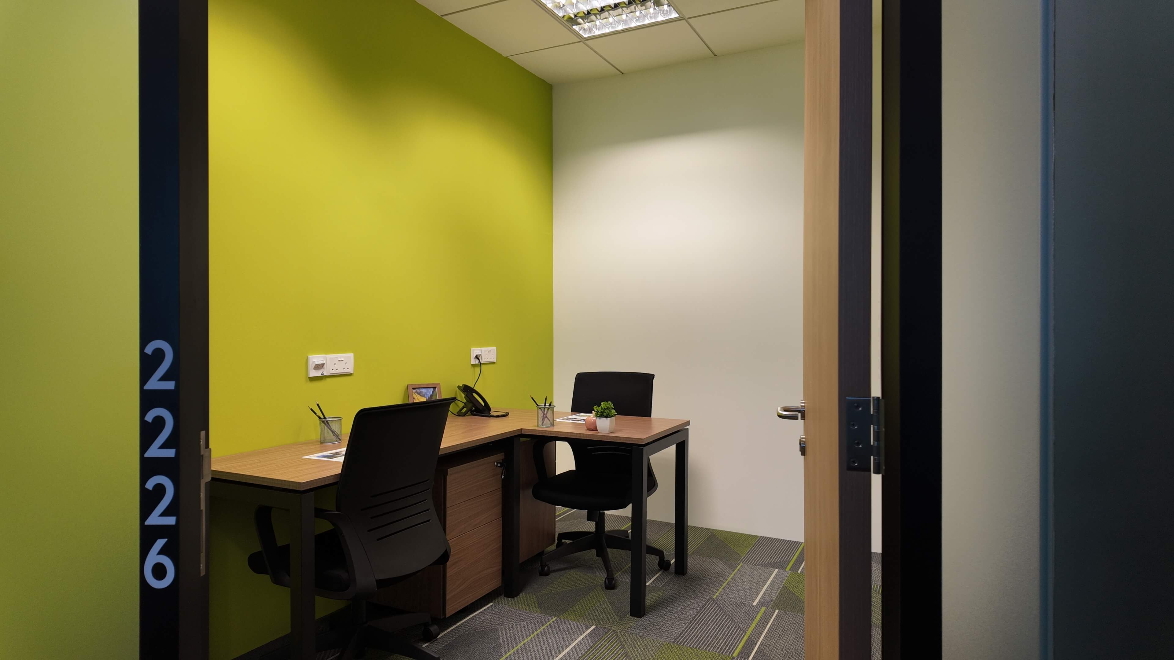 2 Person Private Office at PLUS Building