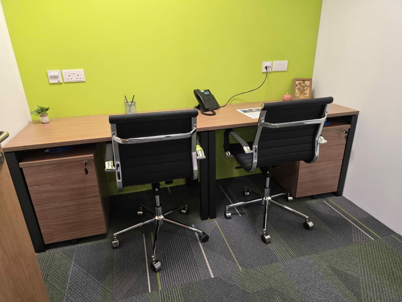 2 Person Private Office at PLUS Building