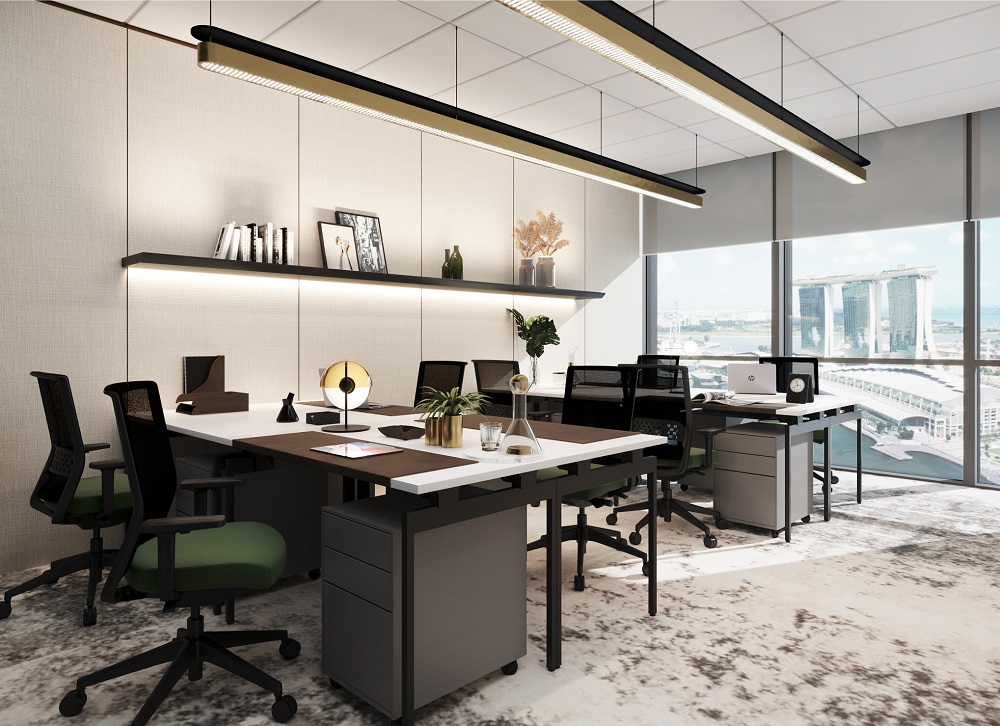 8 Person Private Office at One Marina Boulevard