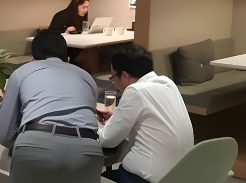 Analyzing contract at office pantry